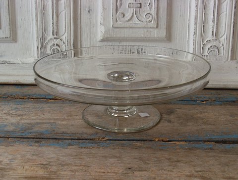 Stor svensk glas opsats 30cm.