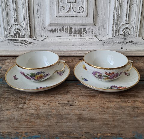 Royal Copenhagen Fuld Saksisk Blomst tekop no. 1551