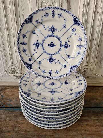Royal Copenhagen Musselmalet halvblonde helflad frokosttallerken no. 578 - 22,5 cm. 1898-1923