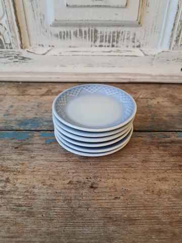 B&G Blå Tone glasbakke - smørkop no. 880