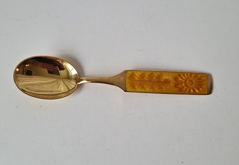 A.Michelsen Christmas spoon in sterling silver with enamel 1967