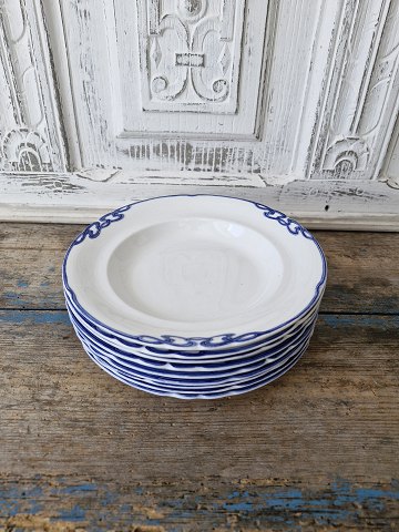 Villeroy & Boch Blå Olga lille dybtallerken 19,5 cm.