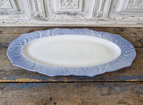 Royal Copenhagen fiskestel med blå kant fiskefadNo. 1212/3001
