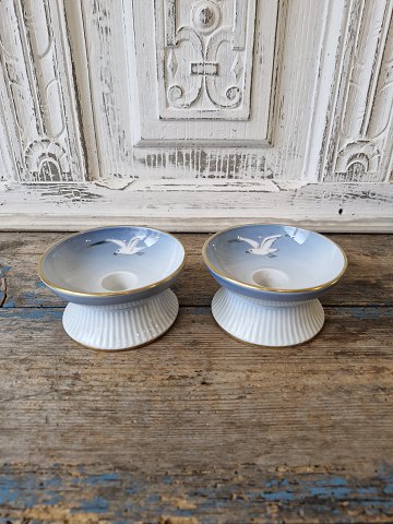 B&G Seagull with gold candlestick no. 224