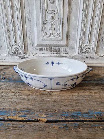 Royal Copenhagen Musselmalet riflet underskål til lågfad no. 283