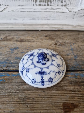 Royal Copenhagen Musselmalet riflet låg til sukkerskål no. 239