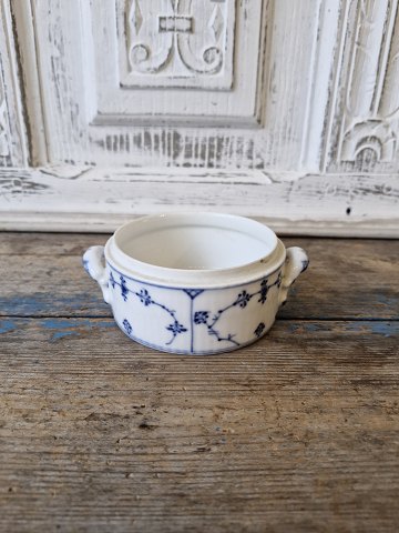 Royal Copenhagen Musselmalet riflet smørskål uden låg no. 400