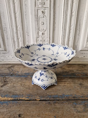Royal Copenhagen Musselmalet helblonde stor opsats no. 1022