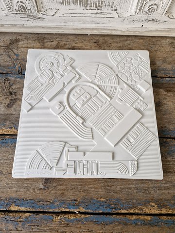 Rosenthal årsplatte fra 1978 designet af Eduardo Paolozzi
