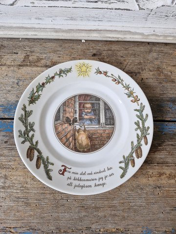 Royal Copenhagen Peters Jul kagetallerken motiv 4 - 19 cm.