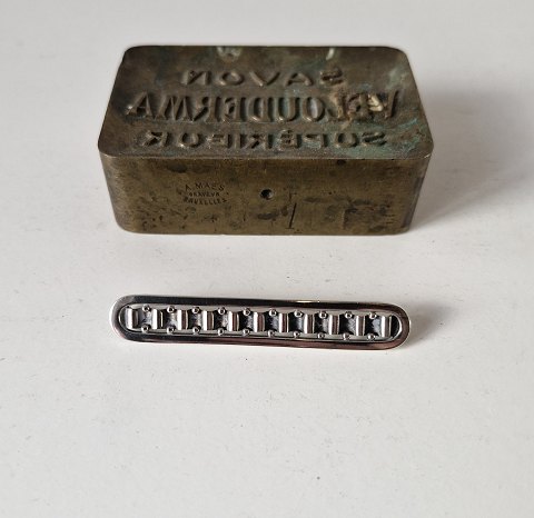 Hans Hansen broche i sterlingsølv