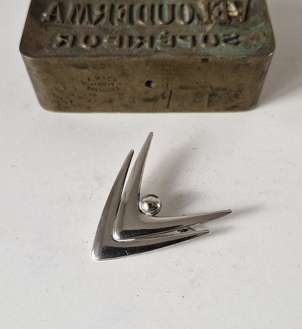 Bernhardt Hertz vintage broche i sterlingsølv