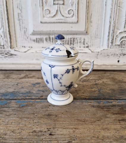 Royal Copenhagen Musselmalet riflet sjælden sennepskande no. 138
