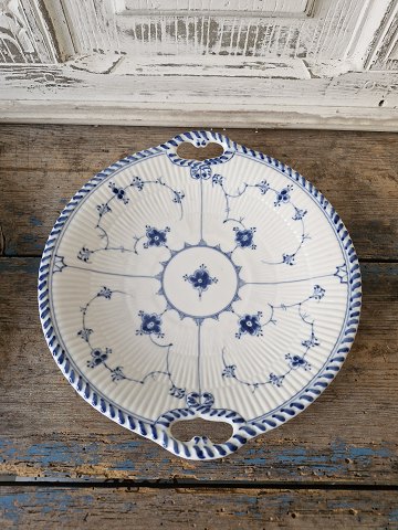 B&G Blåmalet fad med hanke No. 101